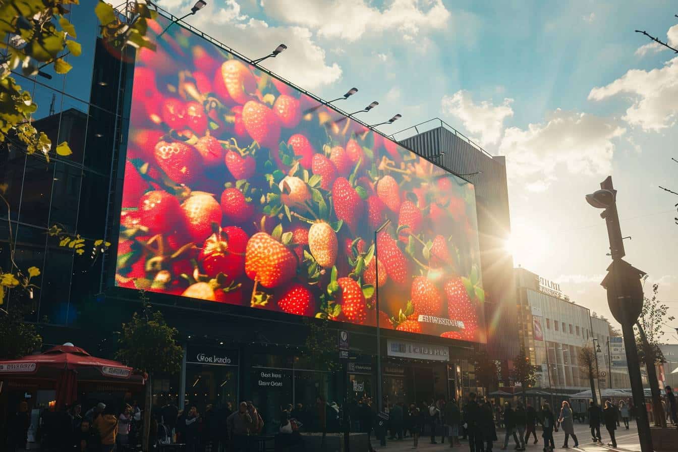 Banderole annonçant un changement de propriétaire