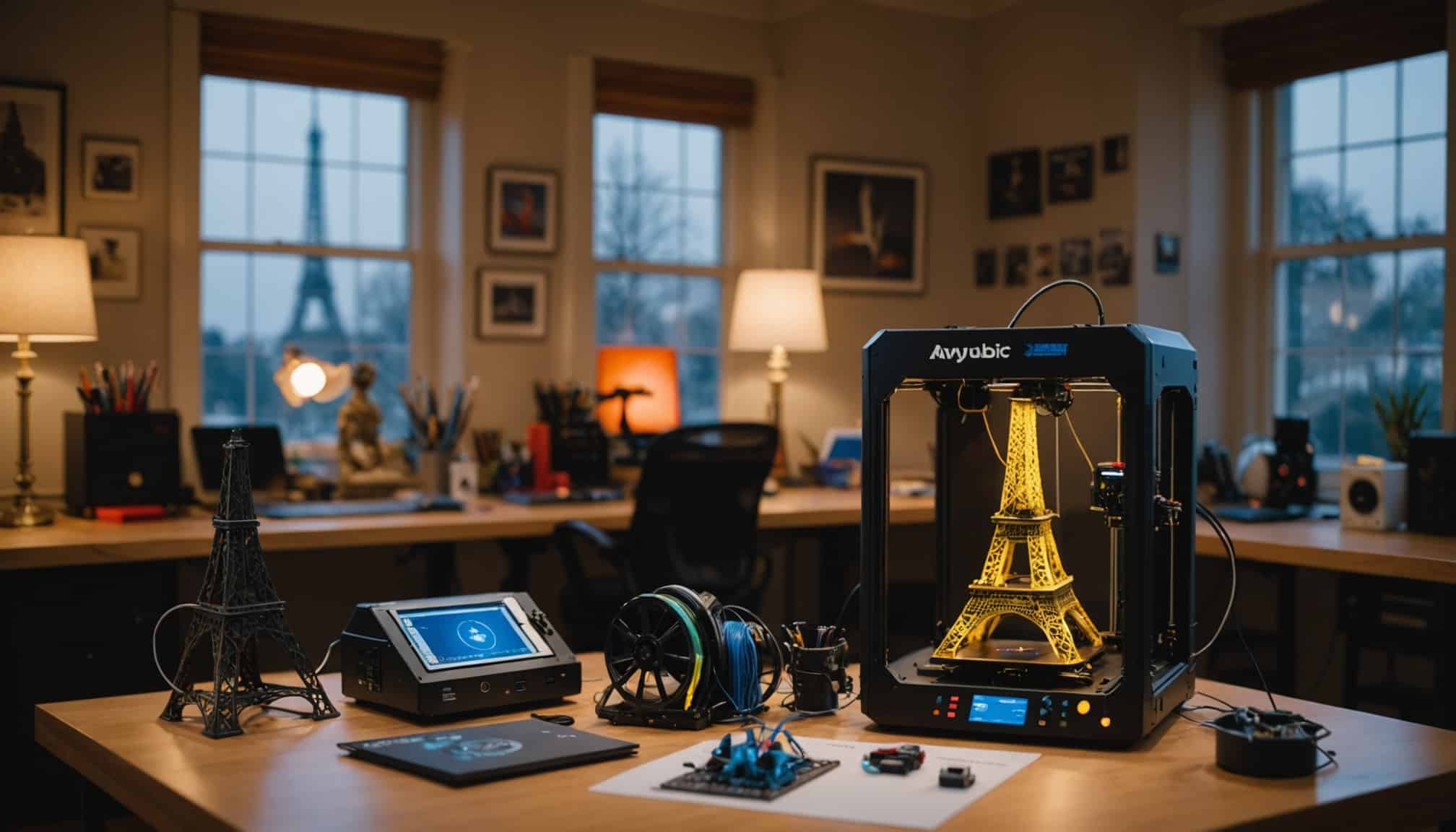 Impression 3D avec le modèle Kossel Delta  
Test du Anycubic Kossel Delta en action