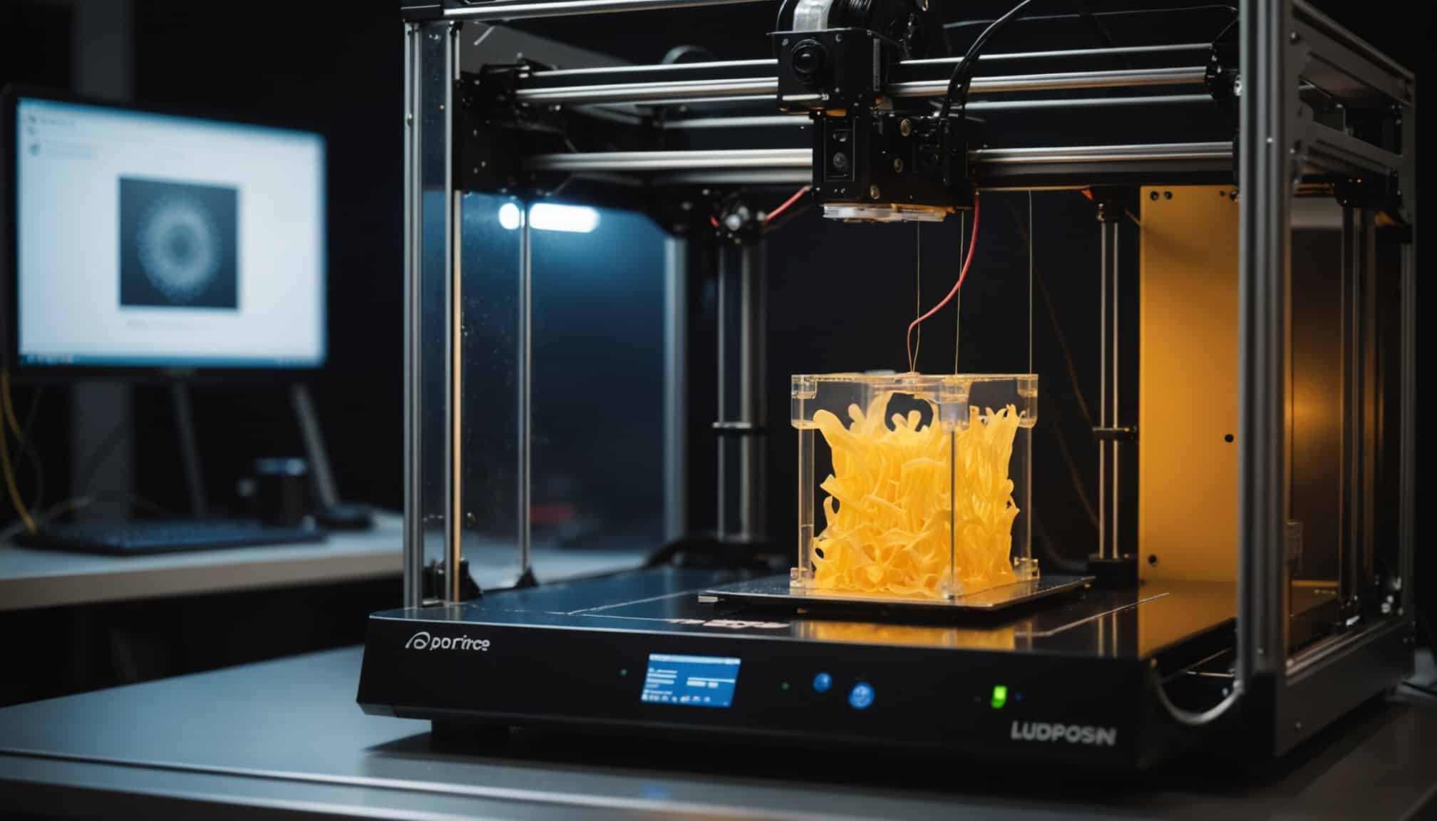 Défaut d'impression 3D avec filament mal alimenté